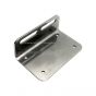 Stainless - Lower Door Mirror Mounting Angle ( Fits: 1987-2012 Peterbilt 320 & 1963-2003 Kenworth K100 )