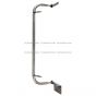 Door Mirror Bracket with Mounting Angles Stainless (Fits: 1987-2012 Peterbilt 320 1963-2003 Kenworth K100 K200 K300)