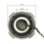 Quarter Turn Fuel Cap Aluminum for 3