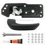 Interior Door Handle Black - Driver Side ( Fits:07-13 Chevrolet Silverado 1500 2500HD 3500HD Suburban 1500 2500 Tahoe Avalanche GMC Sierra 1500 2500HD 3500HD Yukon XL1500 XL2500 Escalade)