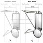 Door Mirror Wide Stainless Steel - Passenger Side ( Compatible with Freightliner FL50 60 70 80 106 1991 - 2005 & Freightliner FL112 1987 - 2005 )