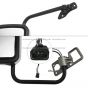 Door Mirror Power Heated Chrome with Arm - Driver Side (Fits: 2002-2013 Freightliner Columbia, 2001-2010 Freightliner Coronado, 1996-2010 Freightliner Century)