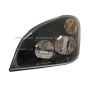LED Headlight Black - Driver Side (Fit: Freightliner Cascadia 2008-2017)