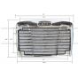 Freightliner Century Grille - Chrome with Bug Net