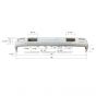 Bumper Plastic - White ( Fits: 07 - 14 Isuzu NPR 08 - 24 Isuzu NPR-HD NQR NRR 08 - 10 GMC W3500 W4500 W5500 Chevrolet W3500 W4500 W5500 )