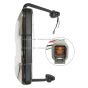 Door Mirror Chrome with Arm - Driver Side (Fit: Mack Anthem)