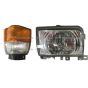 Headlight with Corner Lamp Turn Signal Marker Light - Passenger Side (Fit: 1995-2010 Nissan UD1400 Truck)