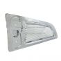 Side Hood Intake Grille Chrome & Black Mesh - Passenger Side  ( Fits: 2013 - 2021 Kenworth T680 )