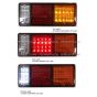 LED Tail Lamp for Mitsubishi Fuso - Amber/Red/Clear - Driver Side