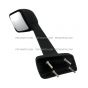 Hood Mirror with Black Plastic Cover And Black Plastic Arm - Driver Side (Fit: 2017-2020 International LT 625)