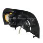 Headlight Black with LED Corner Lamp - Driver Side (Fit: Freightliner Century Truck)