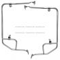 Door Mirror Mounting Bracket Arm Stainless Steel - Driver & Passenger side ( Compatible with CHEVROLET T6500 T7500 T8500 GMC T6500 T7500 T8500 ISUZU FRR FSS FTR FVR FXR 1997-2010 )