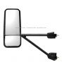 Door Mirror Power Heated Chrome with Arm Assembled - Driver Side (Fit: Kenworth T660 T600 T370 T270 T800 Trucks)