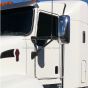 Door Mirror Power Heated Chrome with Arm Assembled - Driver Side (Fit: Kenworth T660 T600 T370 T270 T800 Trucks)