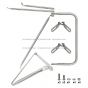 Door Mirror Mounting Bracket Arm Stainless Steel - Passenger Side ( Compatible with Ford F650 F750 2000 - 2015 )