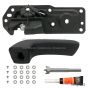 Interior Door Handle Black - Passenger Side (Fits:07-13 Chevrolet Silverado 1500 2500HD 3500HD Suburban 1500 2500 Tahoe Avalanche GMC Sierra 1500 2500HD 3500HD Yukon XL1500 XL2500 Escalade)