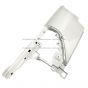 Front Cowl Corner Panel Plastic White - Passenger Side ( Fits: 2023 - 2024 Isuzu NPR-HD NQR NRR 5.2L 6.6L FTR FVR )