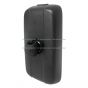 14  x 7 1/2  Rear View FLAT Main Mirror Black (Compatible with International DuraStar 4300 4400 WorkStar 7300 7400 7500 7600 TransStar 8500 8600 2002 - 2017 Various Trucks with 1 1/8  DIA Mirror Arm)