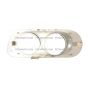 Fog Lamp Plastic Bezel in Ivory Color - Passenger Side (Fit: Kenworth K270 (2013-2015), K370 (2013-2014))