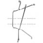 Stainless Steel Door Mirror Bracket ( Fit: 1990-2002 International 4700 4900 8100 8200 8300 1978-2002 International S1600 S1700 S1800 S1900 S2200 S2300 S2500 S2600)