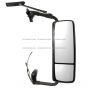 Door Mirror Power Heated Gloss Black with Turn Signal and Arm - Passenger Side (Fits: 2008- 2022 Volvo VNL 670, VNL 780, VNL 630, VNL 730 , VNL 860, 2008- 2013 VNM 200 , VNM 430, VNM 630 , VNX 300 Trucks)