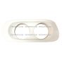 Fog Lamp Plastic Bezel in Ivory Color - Passenger Side (Fit: Kenworth K270 (2013-2015), K370 (2013-2014))