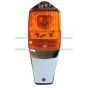 Grakon 5000 Style Cab Marker Indicator Light Amber/Amber Chrome -12 LED Inside (Fit: Kenworth W900, T880, T800; Peterbilt 377, 385, 379, 378, 367, 386, 384, 357, 356, 351, and other truck models)