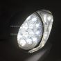 4  LED Light with Glare Shield and Mountings & 3  Round Dual Face Red/Amber Fender light with Mounting Extension & CB Antenna with Mount Bracket and cables (Fits Various West Coast Truck Mirror Arm)