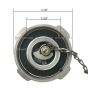 Aluminum - Quarter Turn Locking Fuel Cap for 3
