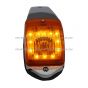 Grakon 5000 Style Cab Marker Indicator Light Amber/Amber Chrome -12 LED Inside (Fit: Kenworth W900, T880, T800; Peterbilt 377, 385, 379, 378, 367, 386, 384, 357, 356, 351, and other truck models)