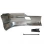Steel Bumper Chrome with Support Bracket- Driver Side (Fit: 2013 - 2020 kenworth T680 )