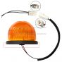 Central Roof Top Marker Light Amber with Bulb ( Fit: 2008-2017 Isuzu NRR and NPR , 2008-2010 GMC W4000 W4500 Trucks )