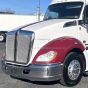 Steel Bumper Chrome with Support Bracket - Passenger Side (Fit: 2013 - 2020 kenworth T680 )