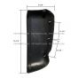 Side Bumper Plastic Black - Driver Side (Fit: 2005-2010 Nissan UD 1800 2000 2300 2600 3300)