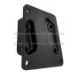 Bottom Mount Bracket for Door Mirror Arm Aluminum Black - Driver Side ( Fit: after 2005 Peterbilt335 340 357 382 385 386 325 330 348 388 389 365 367 Truck )