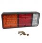 LED Tail Lamp for Mitsubishi Fuso - Amber/Red/Clear - Passenger Side