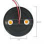 Central Roof Top Marker Light Amber with Bulb ( Fit: 2008-2017 Isuzu NRR and NPR , 2008-2010 GMC W4000 W4500 Trucks )
