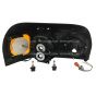 Headlight Black with LED Corner Lamp - Driver Side (Fit: Freightliner Century Truck)