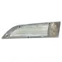 Side Hood Intake Grille Chrome & Black Mesh - Passenger Side  ( Fits: 2013 - 2021 Kenworth T680 )