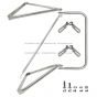 Door Mirror Bracket Stainless Steel - Passenger Side ( Compatible with Ford L/LN/LT Series 1970-1998 LA Series 1996-1998 Sterling L7500/L8500/L9500 Series 1999-2010 Trucks )