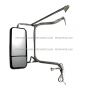Door Mirror Heated Stainless With Arm - Driver Side Fits: ( after 2005 Peterbilt ) 335 340 357 382 385 386 325 330 348 388 389 365 367 Truck