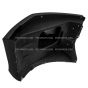 Side Bumper End with Cover Black without Fog Light Hole- Driver Side (Fit: 2013-2020 Peterbilt 579)