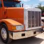 Headlight With Adjusters and Corner Lamp and Chrome Bezel 16-06264 with LED Bulbs - Driver and Passenger Side (Fit: Peterbilt 377 Trucks)