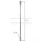 Support Bracket Arm Stainless Fit: ( after 2005 Peterbilt ) 335 340 357 382 385 386 325 330 348 388 389 365 367 Truck