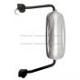 Door Mirror Chrome with Arm - Driver Side (Fit: Mack Grantie CT713 GU713 GU813 T/A CV713 CXU613)
