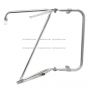 Door Mirror Mounting Bracket Arm Stainless Steel - Driver Side ( Compatible with CHEVROLET C5500 C6500 C7500 C8500 KODIAK & GMC C4500 C5500 C6500 C7500 C8500 TOPKICK 1990-2002 )