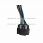 8 Wire Plug 8-Pin Female Connector (Fit: 2004 2015 Volvo VNL VN VNM Headlight and 2008-2015 Freightliner Cascadia Mirror)