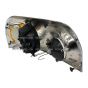 Headlight Chrome with LED Corner Lamp - Driver Side (Fit: Freightliner Century Truck)
