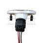 Front Fender Side Marker/Turn Signal Light Clear/Amber with 3 Wire Plug 3 Pin High/Low Beam Female Connector (Fit: 2002-2019 Freightliner M2 All Models)