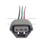 3 Wire Plug 3 Pin Female High and Low Connetor for Corner Lamp Sockets of Hino Headlight
